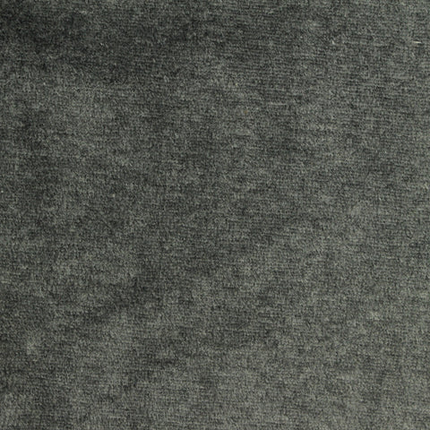 Heather Polyester Cotton Velvet Fabric, 260 gsm, 170 cm — Grey