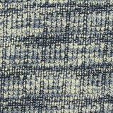 Blue Vertical-Leaf Bouclé, Poly-Cotton
