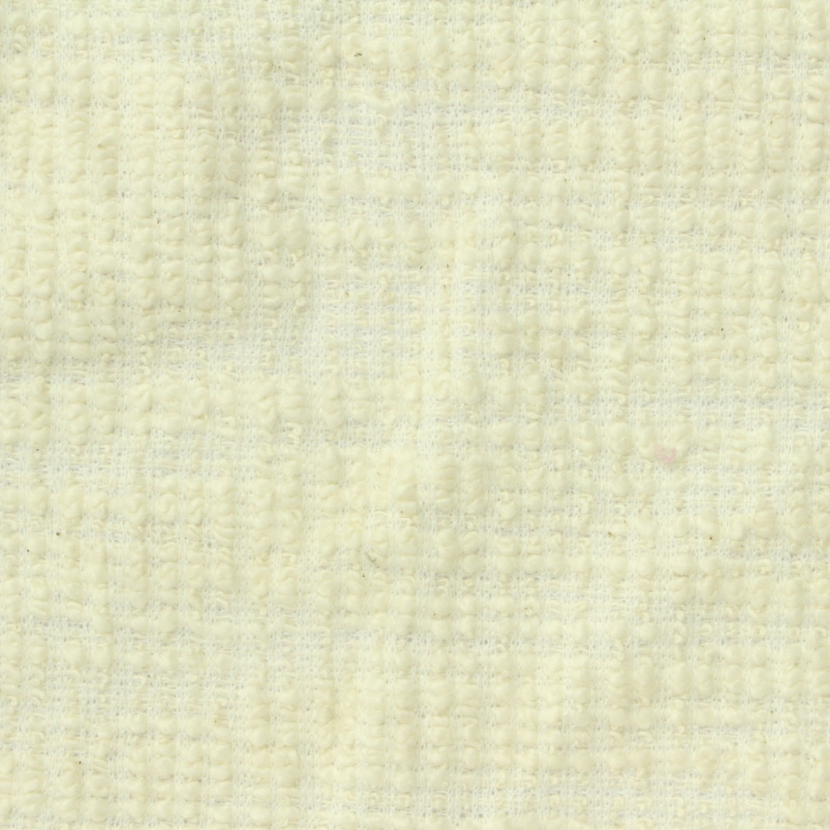 Jacquard Slub Polyester Cotton Bouclé Fabric, 260 gsm, 175 cm — Yellow