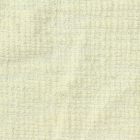 Jacquard Slub Polyester Cotton Bouclé Fabric, 260 gsm, 175 cm — Yellow