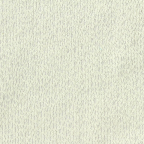 Jacquard Polyester Cotton Chunky Knit Fabric, 220 gsm, 180 cm — White