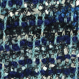 Dark Blue Textured Bouclé, Polyester — texture