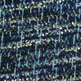 Dark Blue Textured Bouclé, Polyester