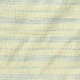 Light Blue Horizontal-Stripe Bouclé, Poly-Cotton