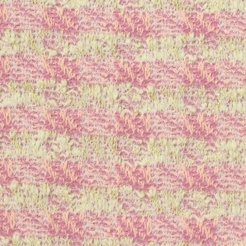 Pink Stripes Chunky Knit, Poly-Cotton