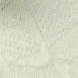 White Openwork Chunky Knit, Viscose-Poly