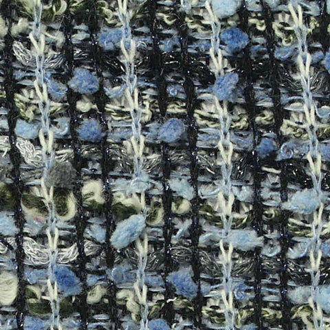 Black Marl Bouclé, Polyester, 290 gsm