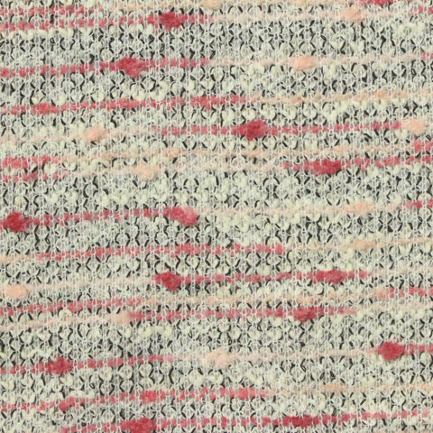 Black Textured French Terry, Poly-Cotton, 260 gsm
