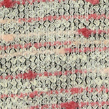 Black Textured French Terry, Poly-Cotton — texture
