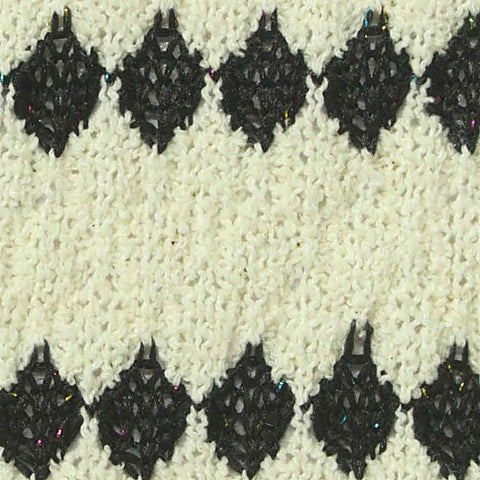 Black Diamond Chunky Knit, Poly-Cotton, 300 gsm