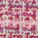 Pink Textured Bouclé, Polyester — texture