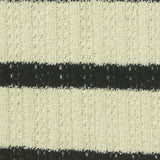 Black Horizontal-Stripe Rib Knit, Cotton-Poly