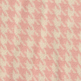 Pink Houndstooth Chunky Knit, Acrylic