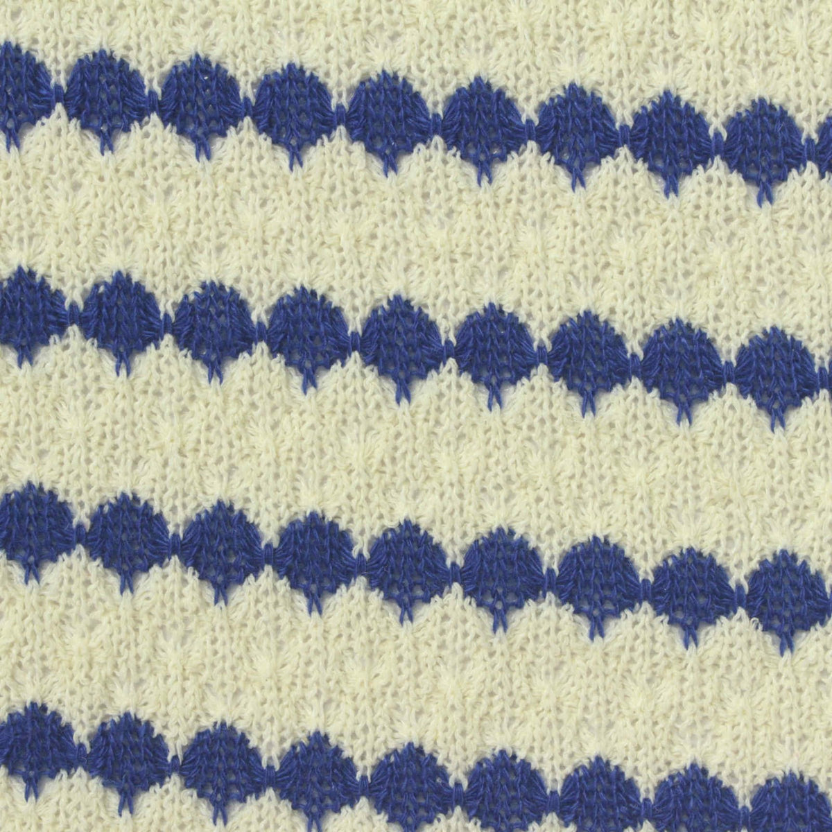 Blue Diamond Chunky Knit, Poly-Cotton, 280 gsm