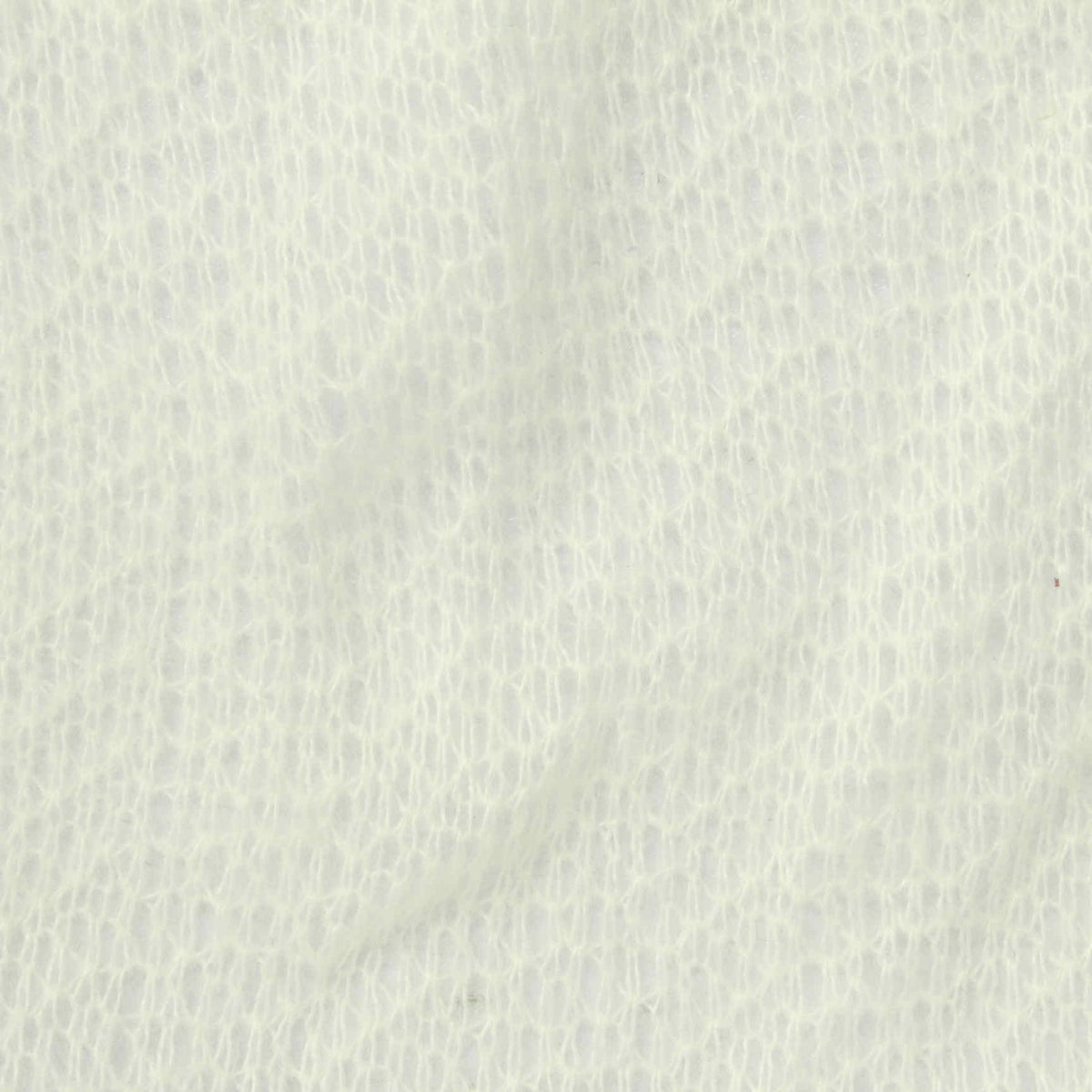 Jacquard 100% Polyester Chunky Knit Fabric, 100 gsm, 150 cm — White