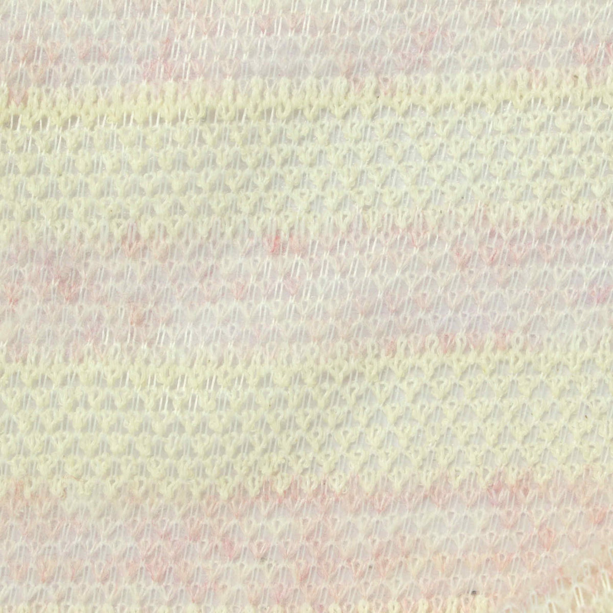 Light Yellow Stripe Chunky Knit, Acrylic-Poly