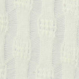 Jacquard 100% Polyester Chunky Knit Fabric, 226 gsm, 172 cm — White