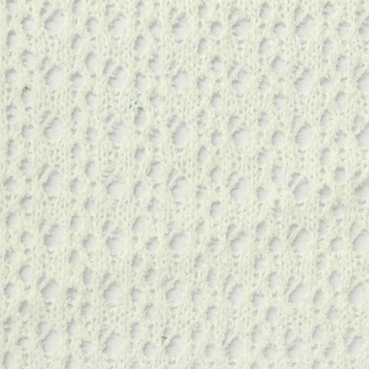 Cream Openwork Chunky Knit, Polyester, 340 gsm