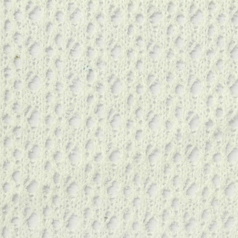 Cream Openwork Chunky Knit, Polyester, 340 gsm