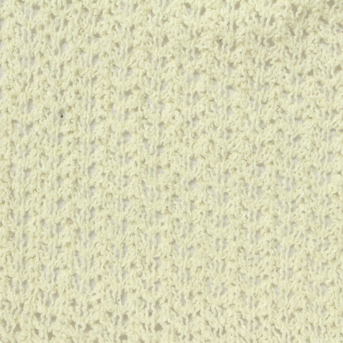 Cream Openwork Chunky Knit, Cotton