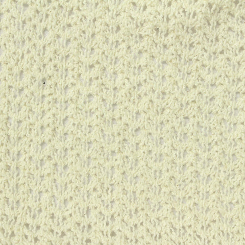 Cream Openwork Chunky Knit, Cotton