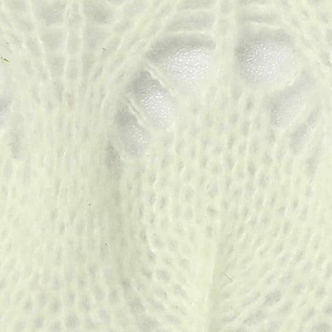 Cream Openwork Chunky Knit, Polyester, 250 gsm