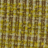 Yellow Plaid Bouclé, Polyester