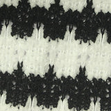 Striped 100% Polyester Chenille Fabric, 350 gsm, 170 cm — White — texture