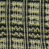 Black Grid Rib Knit, Poly-Acrylic