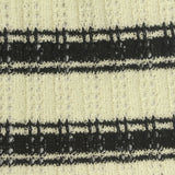 Cream Openwork Rib Knit, Poly-Cotton