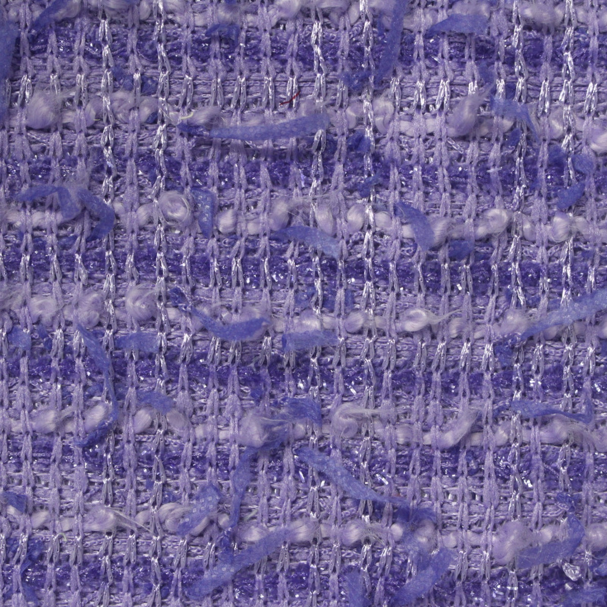 Jacquard 100% Polyester Bouclé Fabric, 485 gsm, 170 cm — Purple