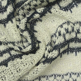 Cream Openwork Chunky Knit, Poly-Cotton