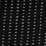 Black Geometric Chunky Knit, Cotton