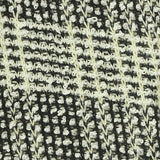 Black Textured-Check Bouclé, Poly-Cotton — texture
