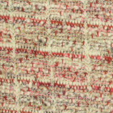 Jacquard Polyester Cotton Bouclé Fabric, 450 gsm, 167 cm — White
