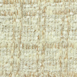 Cream Textured-Check Bouclé, Poly-Cotton