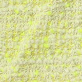 Jacquard Slub Cotton Polyester Bouclé Fabric, 314 gsm, 175 cm — White — texture