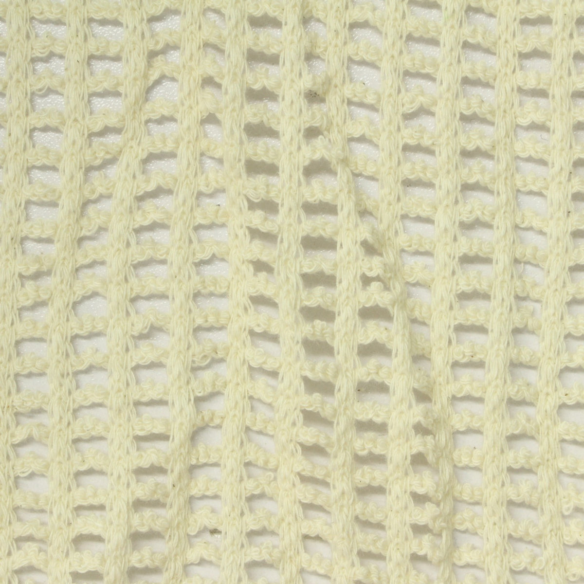 Jacquard Cotton Stretch Chunky Knit Fabric, 200 gsm, 166 cm — Yellow