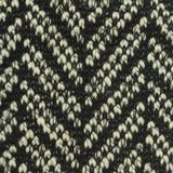 Black Textured Chunky Knit, Poly-Cotton