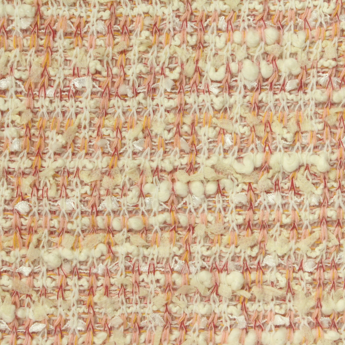 Jacquard Polyester Cotton Bouclé Fabric, 376 gsm, 163 cm — Beige