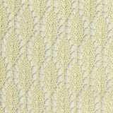 Light Cream Openwork Chunky Knit, Poly-Cotton