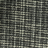Black Grid Bouclé, Poly-Cotton