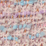 Jacquard 100% Polyester Bouclé Fabric, 480 gsm, 160 cm — Pink — texture