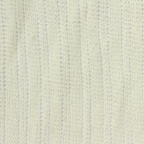 Jacquard Polyester Chunky Knit Fabric, 146 gsm, 145 cm — White