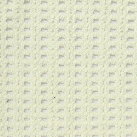 Cream Geometric Chunky Knit, Poly-Cotton, 310 gsm