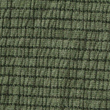 Dark Green Grid Crepe, Poly-Viscose — texture