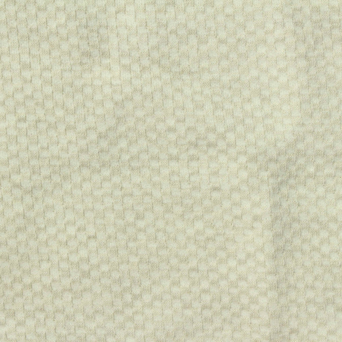 Jacquard Polyester Cotton Stretch Knit Fabric, 330 gsm, 138 cm — Beige