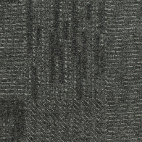 Dark Grey Tone-on-Tone Jacquard, Poly-Tencel Lyocell