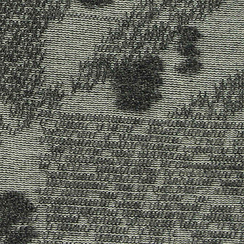 Dark Grey Abstract Jacquard, Poly-Tencel Lyocell