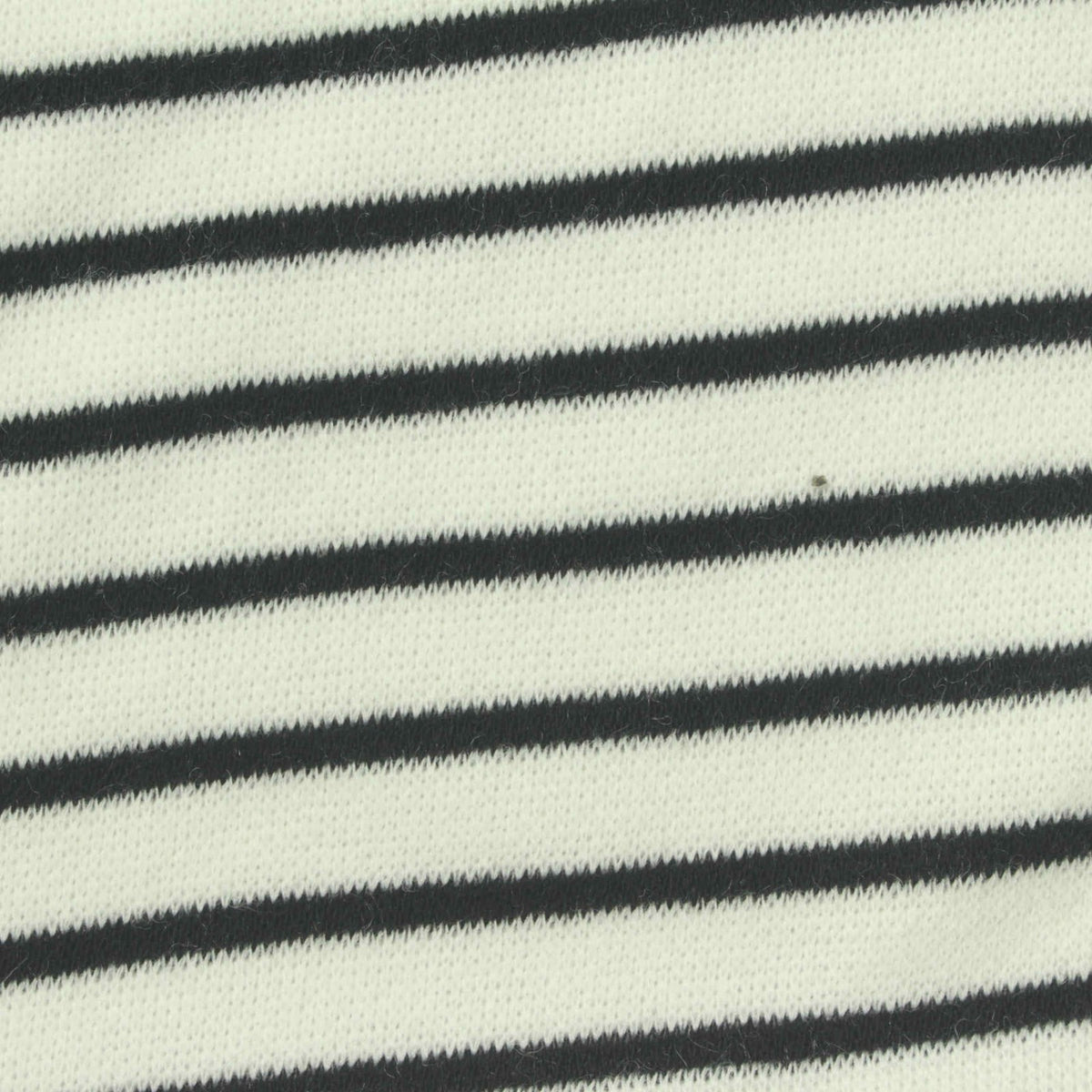 Black Horizontal-Stripe Scuba Knit, Poly-Viscose
